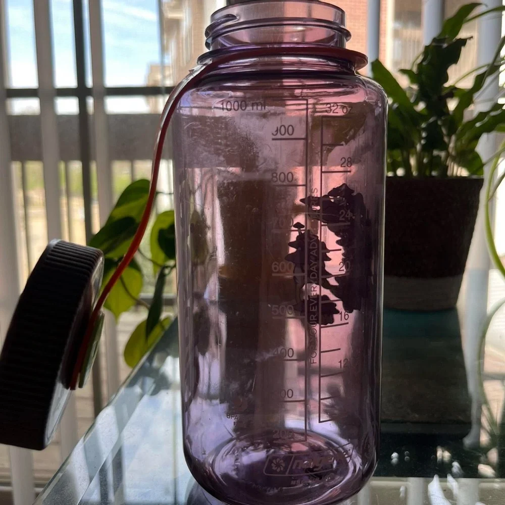 Limited edition mushroom 🍄 Glossier Seattle Water Bottle 💜 - Picture 3 of 6